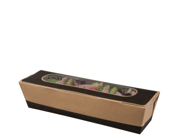 Tuck-Top Window Baguette Box, 10 inch - Cafe Supply