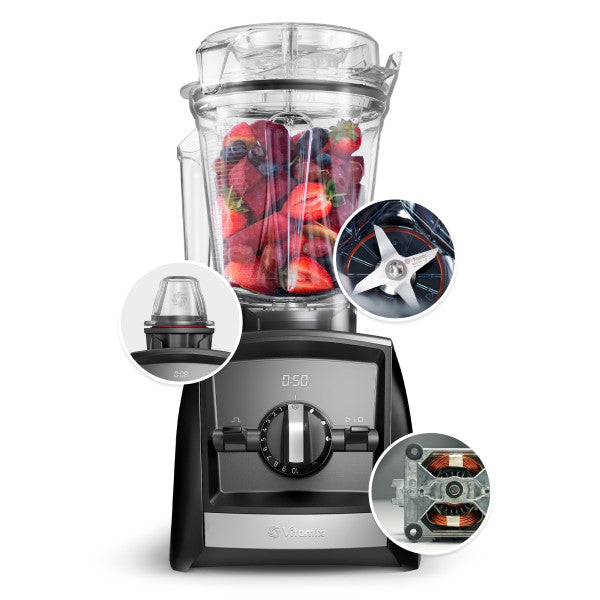 Vitamix ASCENT® Series A2500i High-Performance Blender - Black - Cafe Supply