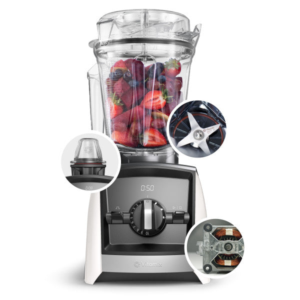Vitamix ASCENT® Series A2500i High-Performance Blender - White - Cafe Supply