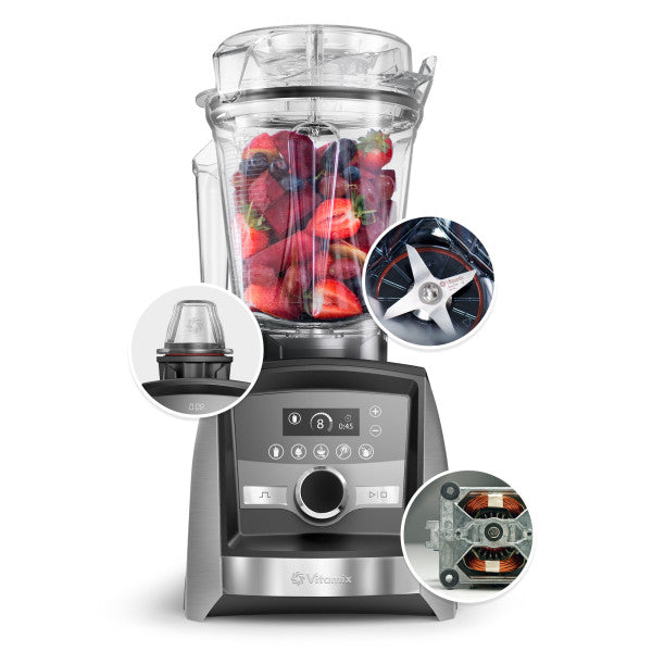 Vitamix ASCENT® Series A3500i High-Performance Blender - Brushed Stainless - Cafe Supply