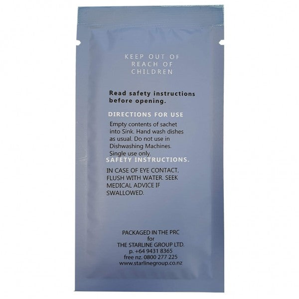 Sparkle Dishwash Liquid Sachet 20ml(600) - Cafe Supply