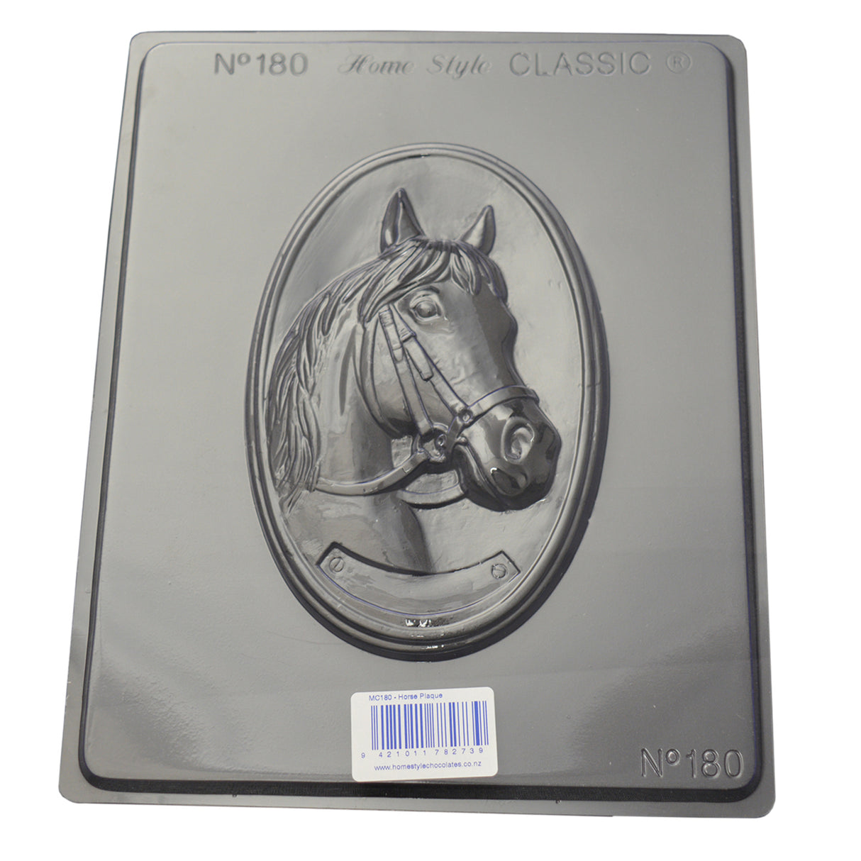 Horse Plaque Chocolate/Craft Mould 0.6mm - Cafe Supply