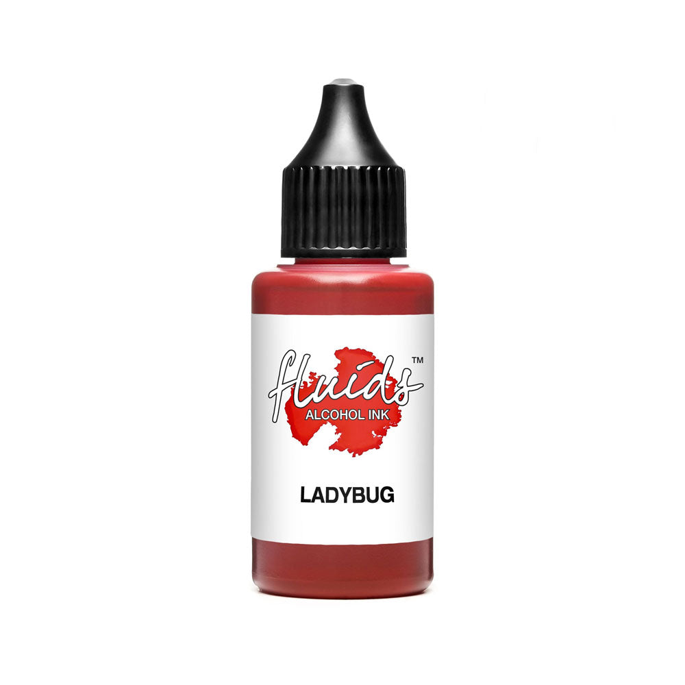 Octopus Fluids Alcohol Ink Ladybug Red 30ml - Cafe Supply