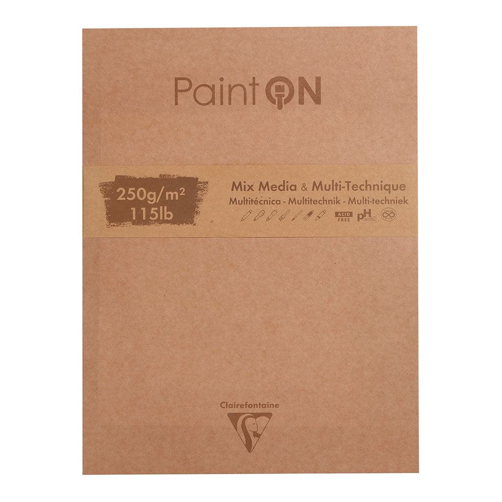 PaintON Pad Kraft Cover Assorted 23x30.5cm 50sh - Cafe Supply