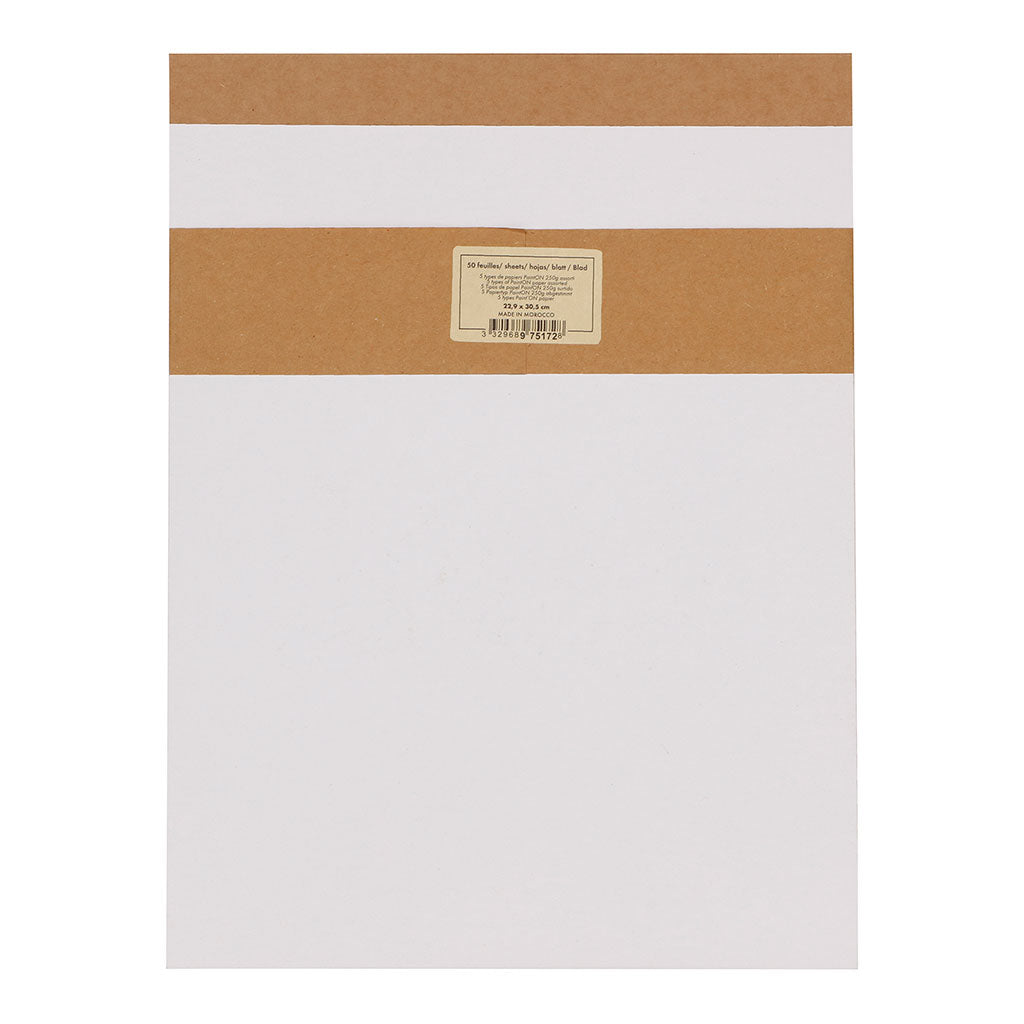 PaintON Pad Kraft Cover Assorted 23x30.5cm 50sh - Cafe Supply