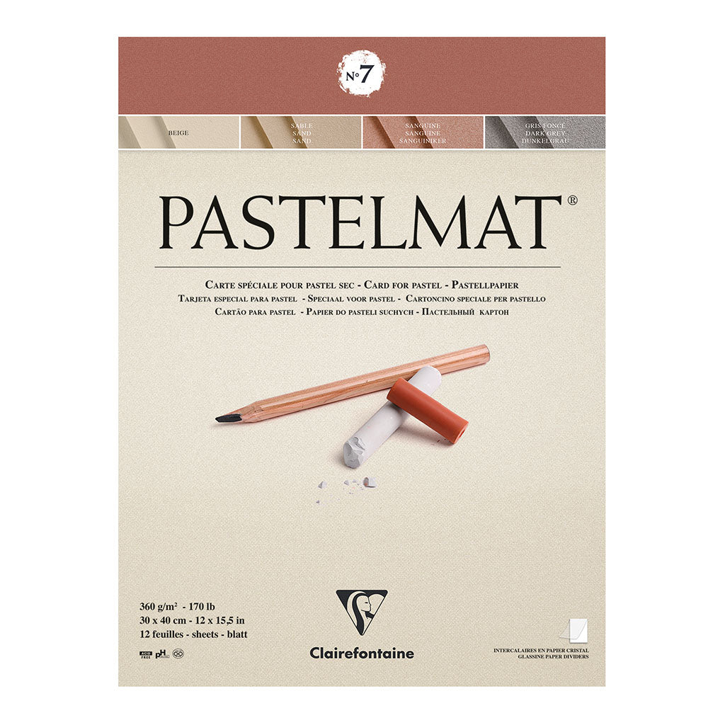 Pastelmat Pad No. 7 30x40cm 12sh - Cafe Supply
