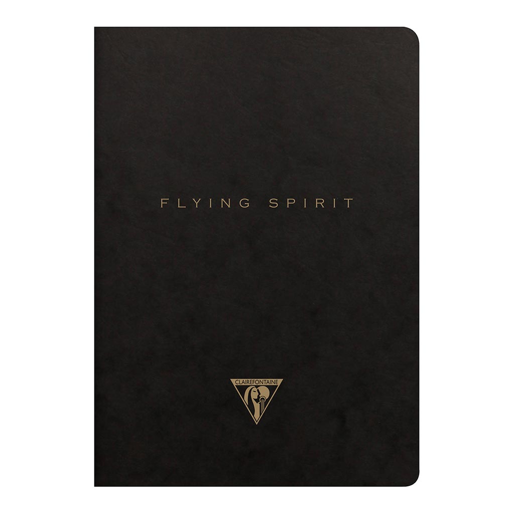 Flying Spirit Sewn Notebook A5 Black - Cafe Supply
