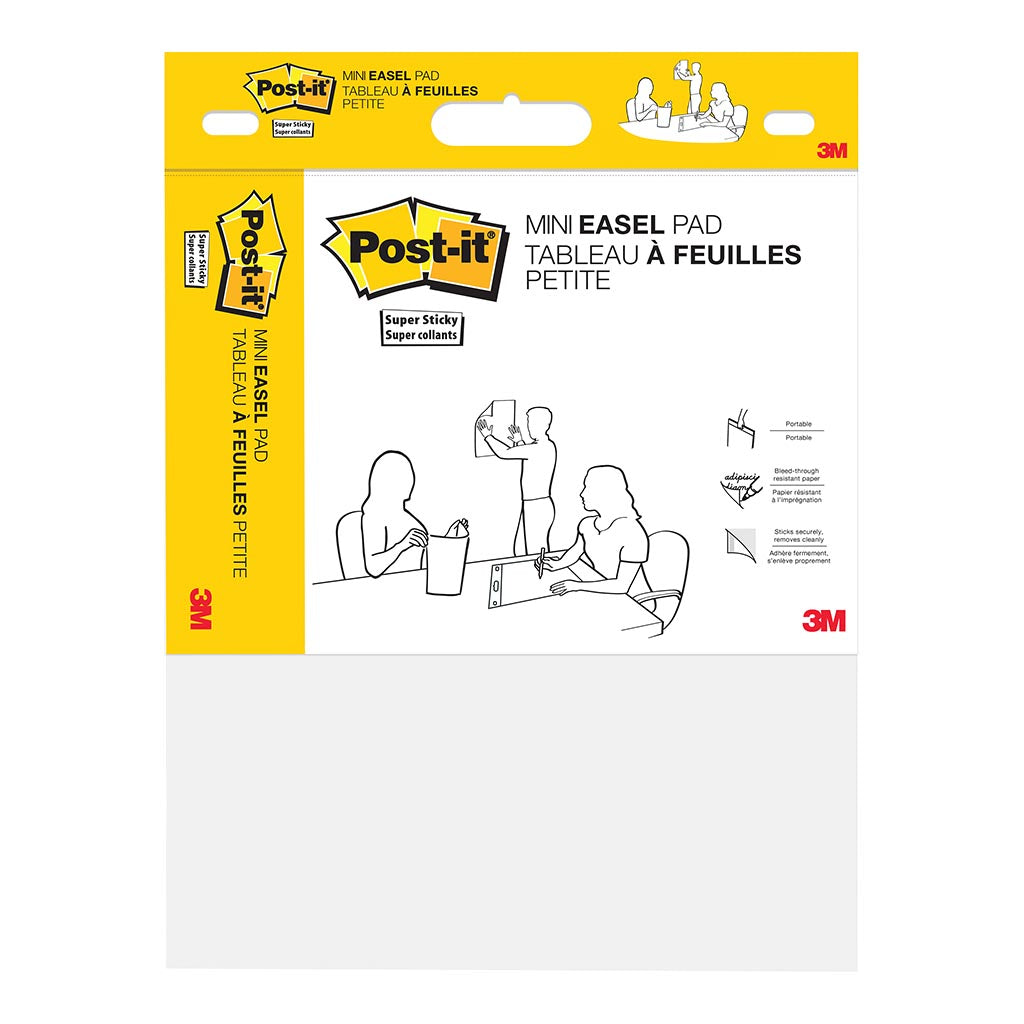 Post-it Super Sticky Mini Easel Pad 577SS 381x457mm - Cafe Supply