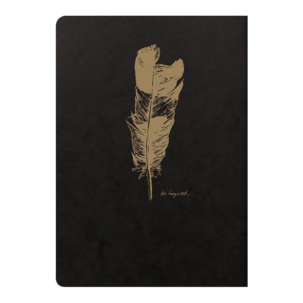 Flying Spirit Sewn Notebook A5 Black - Cafe Supply