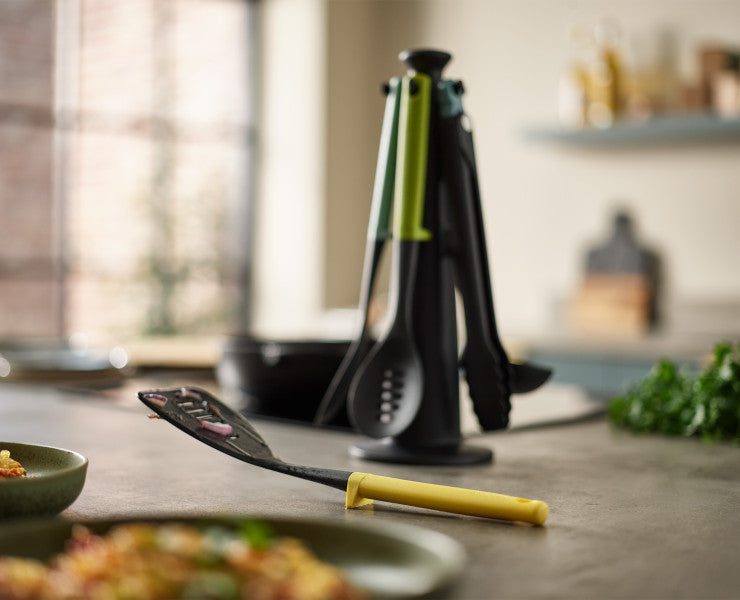 Joseph Joseph Duo 5-piece Utensil Set with storage stand - Cafe Supply