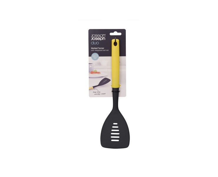 Joseph Joseph Duo Slotted Turner with integrated tool rest - Cafe Supply