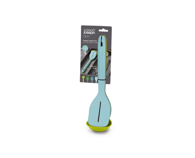 Joseph Joseph Duo 4pc In-drawer Utensil Set (Opal) - Cafe Supply