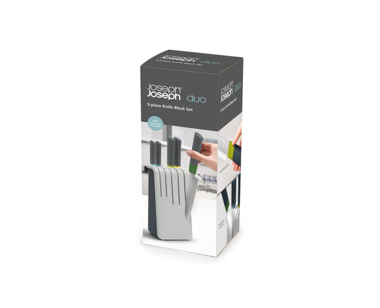 Joseph Joseph Duo 5-piece Knife Block Set - Cafe Supply