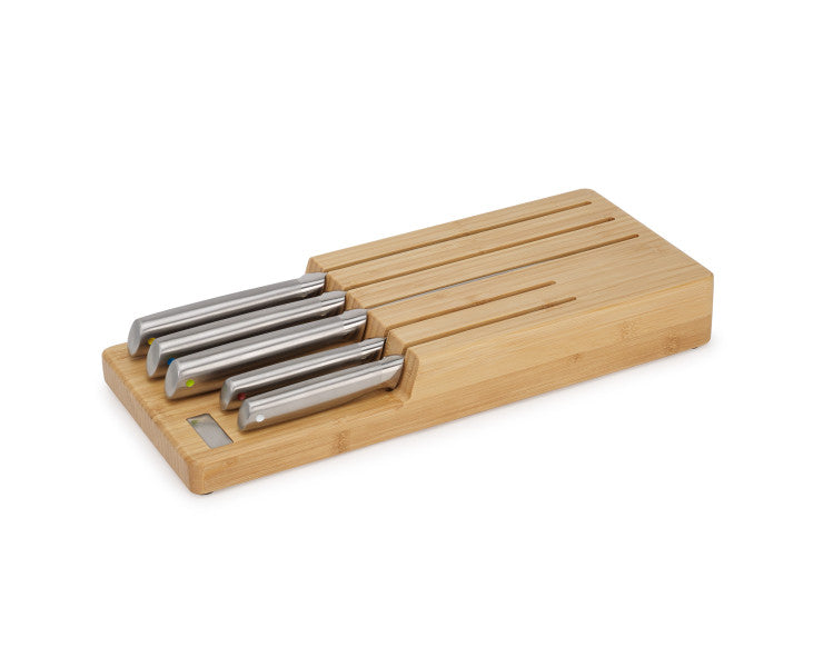 Joseph Joseph Elevate Steel Knives Bamboo Store 5 Piece Set - Cafe Supply