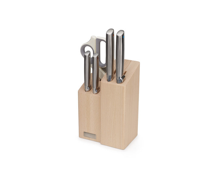 Joseph Joseph Elevate Fusion 5pc Knife & Scissor Block - Cafe Supply