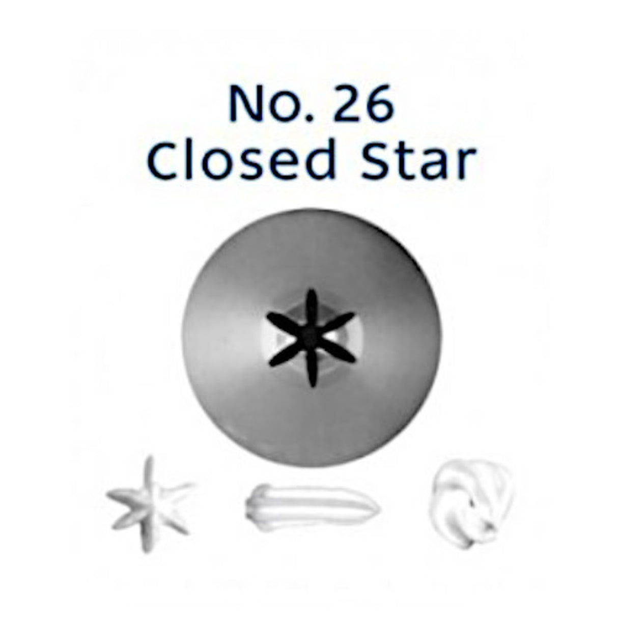 No 26 Closed Star Standard Tube - Cafe Supply