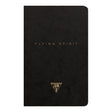 Flying Spirit Sewn Notebook 11x17cm Black - Cafe Supply
