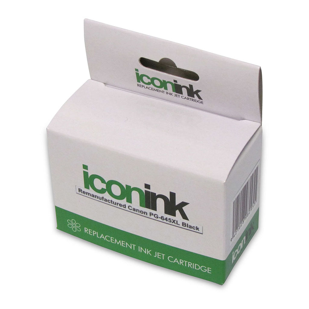 Icon Remanufactured Canon PG645 XL Black Ink Cartridge - Cafe Supply