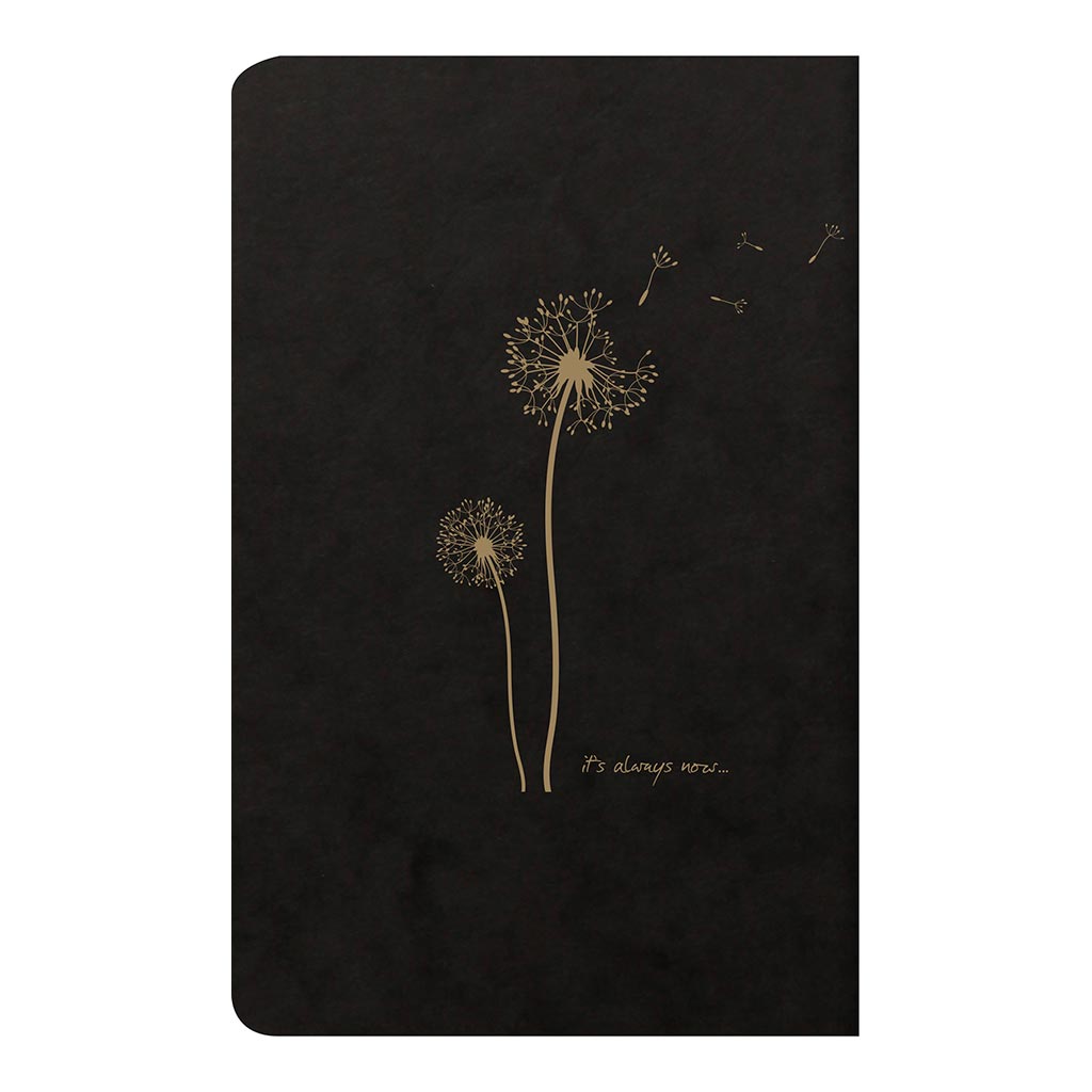 Flying Spirit Sewn Notebook 11x17cm Black - Cafe Supply