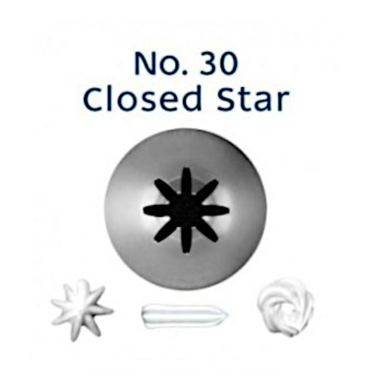 No 30 Closed Star Standard Tube - Cafe Supply
