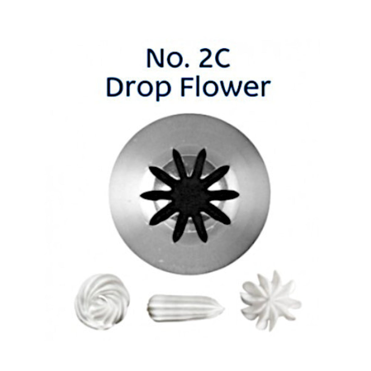 No 2C Drop Flower Medium Tube - Cafe Supply