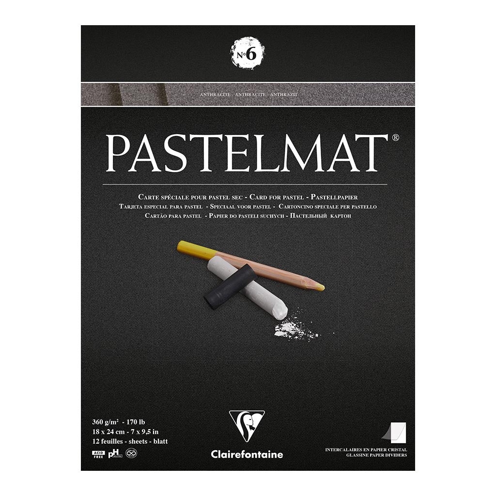 Pastelmat Pad No. 6 Anthracite 18x24cm - Cafe Supply