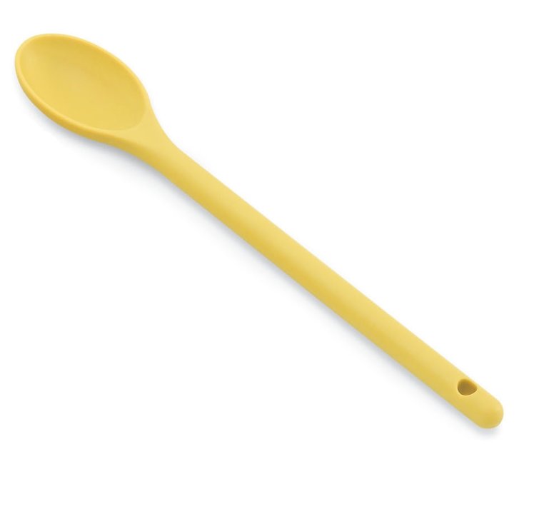 12-inch nylon prep spoon in yellow - Cafe Supply