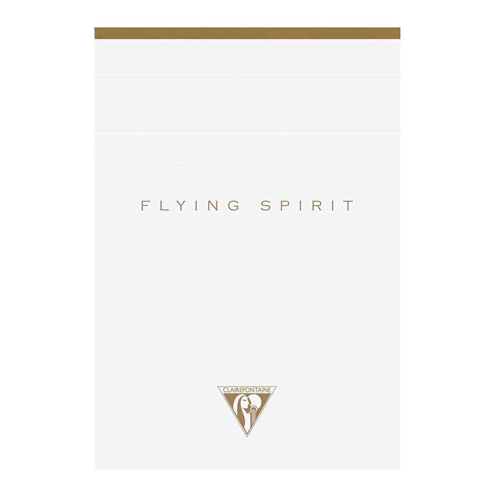 Flying Spirit Clothbound Notepad A6 White - Cafe Supply
