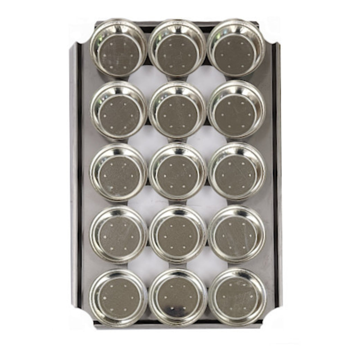 Palletized Pie Tins, (15) Round 113x31.5mm, Tray size 600x405mm - Cafe Supply