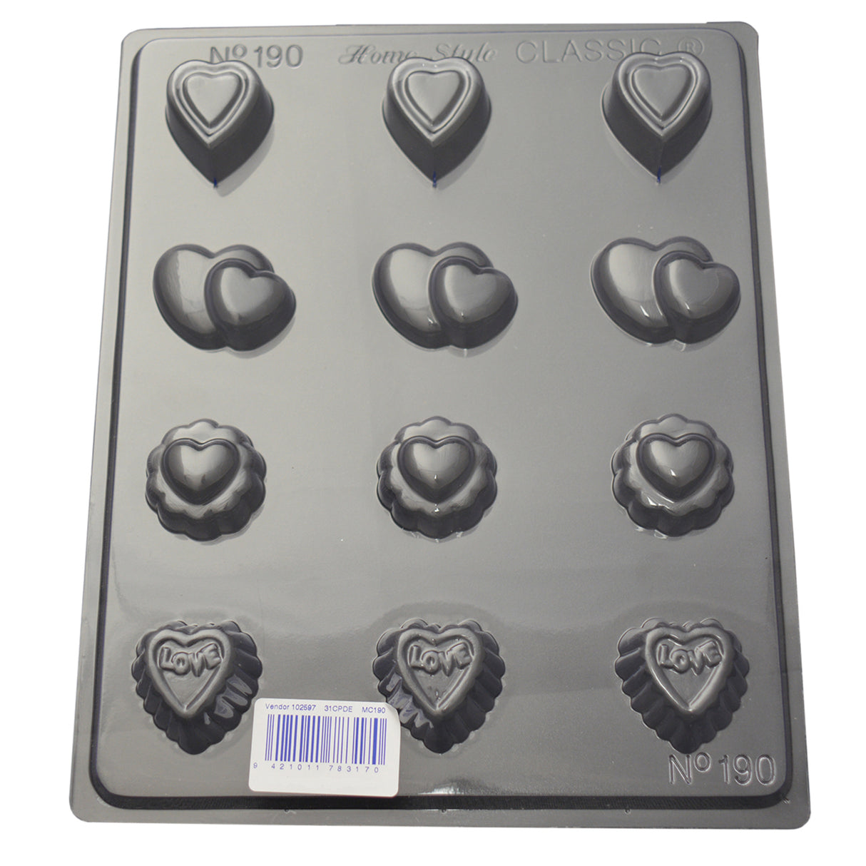 Assorted Sweet Hearts Mould 0.6mm - Cafe Supply