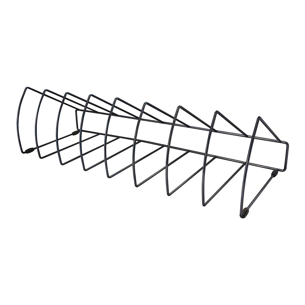 OSC File Rack Triangular 8 Slots Black - Cafe Supply