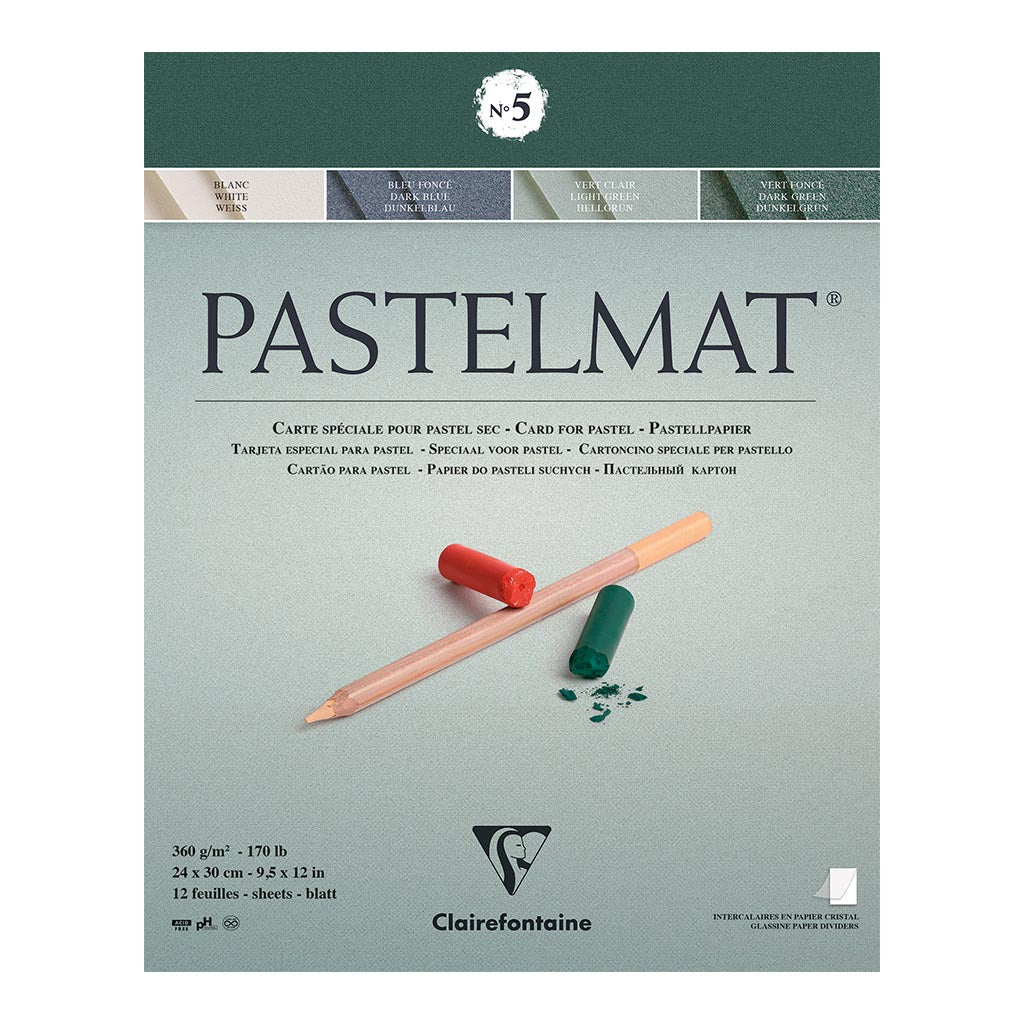 Pastelmat Pad No. 5 24x30cm 12sh - Cafe Supply