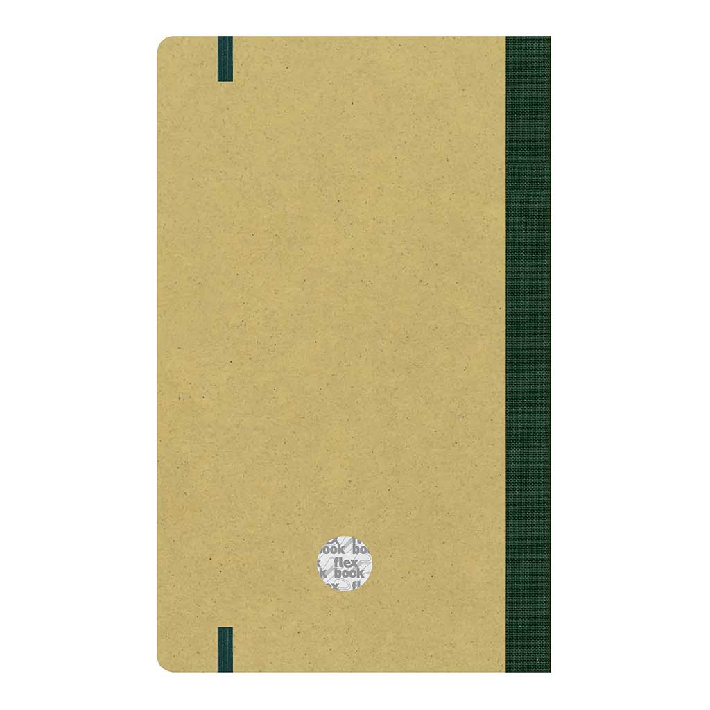Flexbook Ecosmiles Notebook Medium Ruled Olive - Cafe Supply