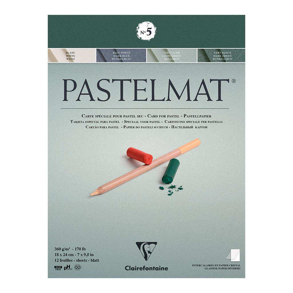 Pastelmat Pad No. 5 18x24cm 12sh - Cafe Supply