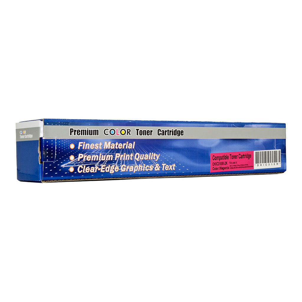 Icon Compatible OKI C310 C330 C510 C530 Magenta Toner Cartridge (44469756) - Cafe Supply