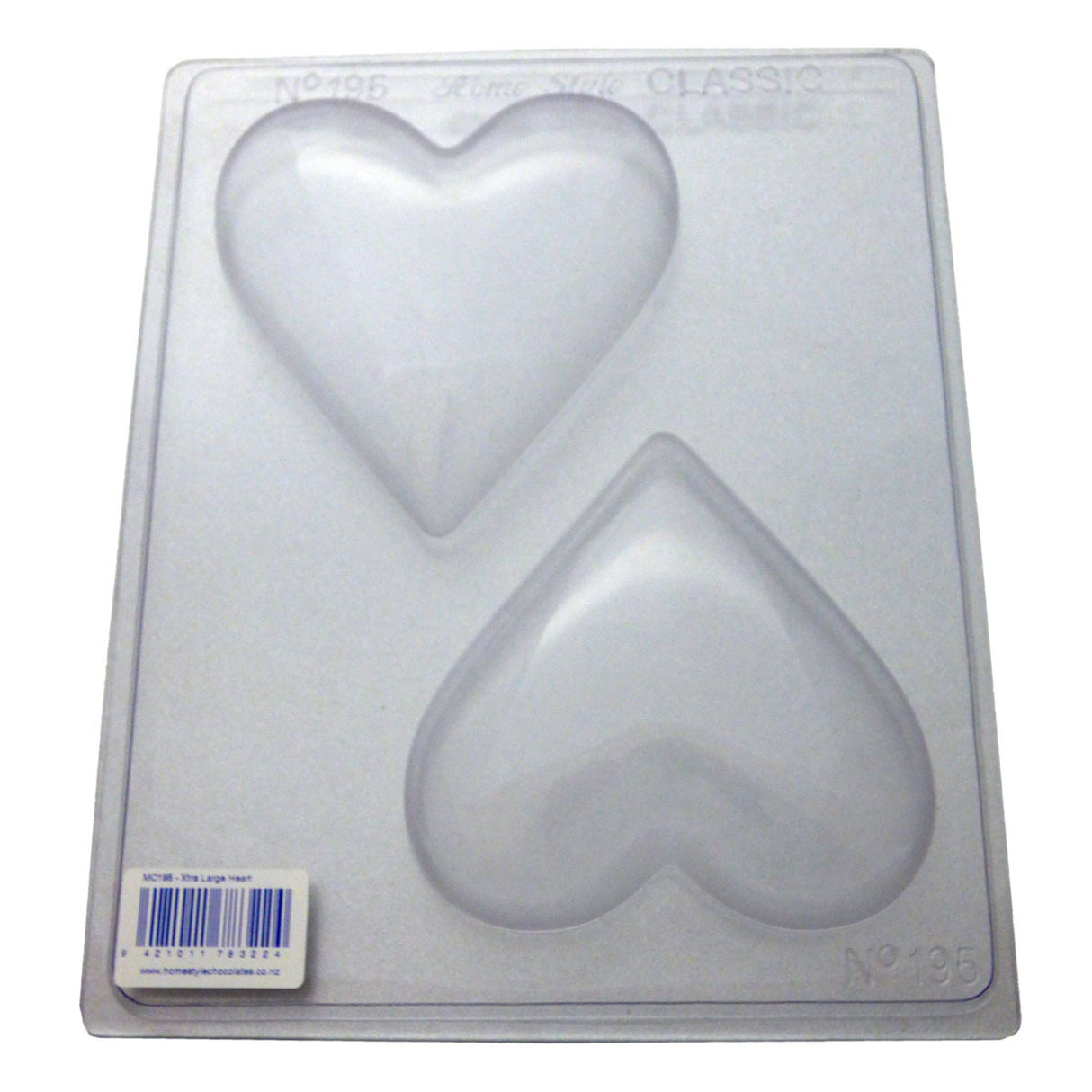 Xtra Large Heart Chocolate/Craft Mould 0.6mm - Cafe Supply