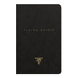 Flying Spirit Sewn Notebook 9x14cm Black - Cafe Supply