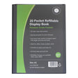 OSC Refillable Display Book A3 20 Pocket Black - Cafe Supply