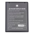 OSC Insert Display Book A5 20 Pocket Black - Cafe Supply