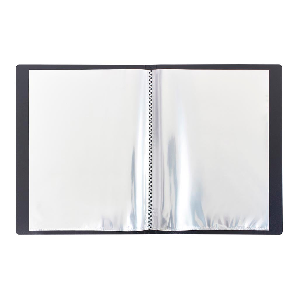 OSC Insert Display Book A5 20 Pocket Black - Cafe Supply