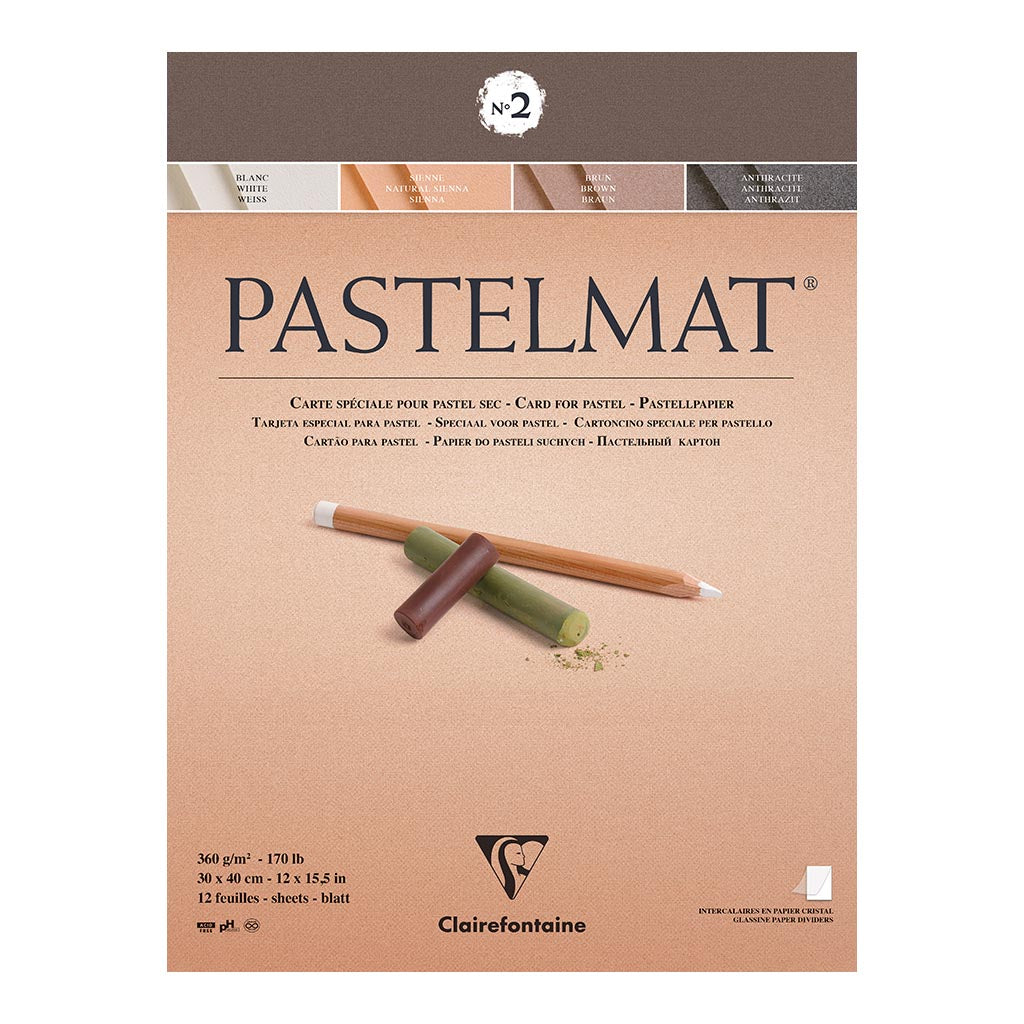 Pastelmat Pad No. 2 30x40cm 12sh - Cafe Supply