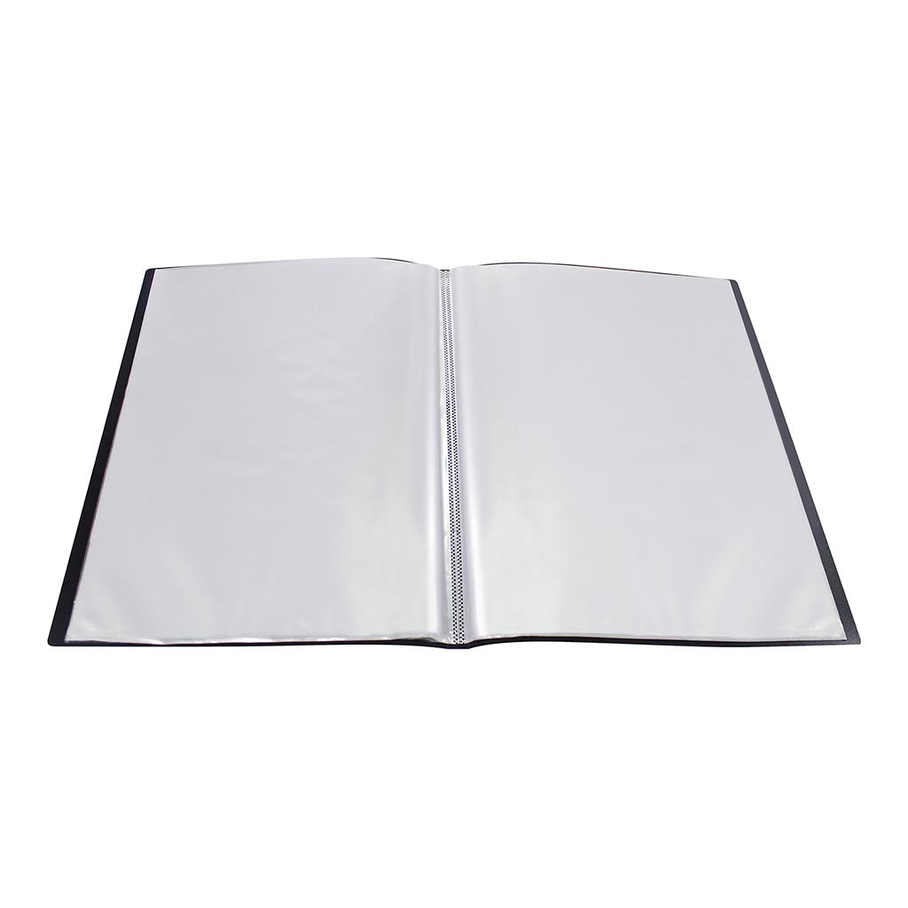 OSC Insert Display Book A2 20 Pocket Black - Cafe Supply