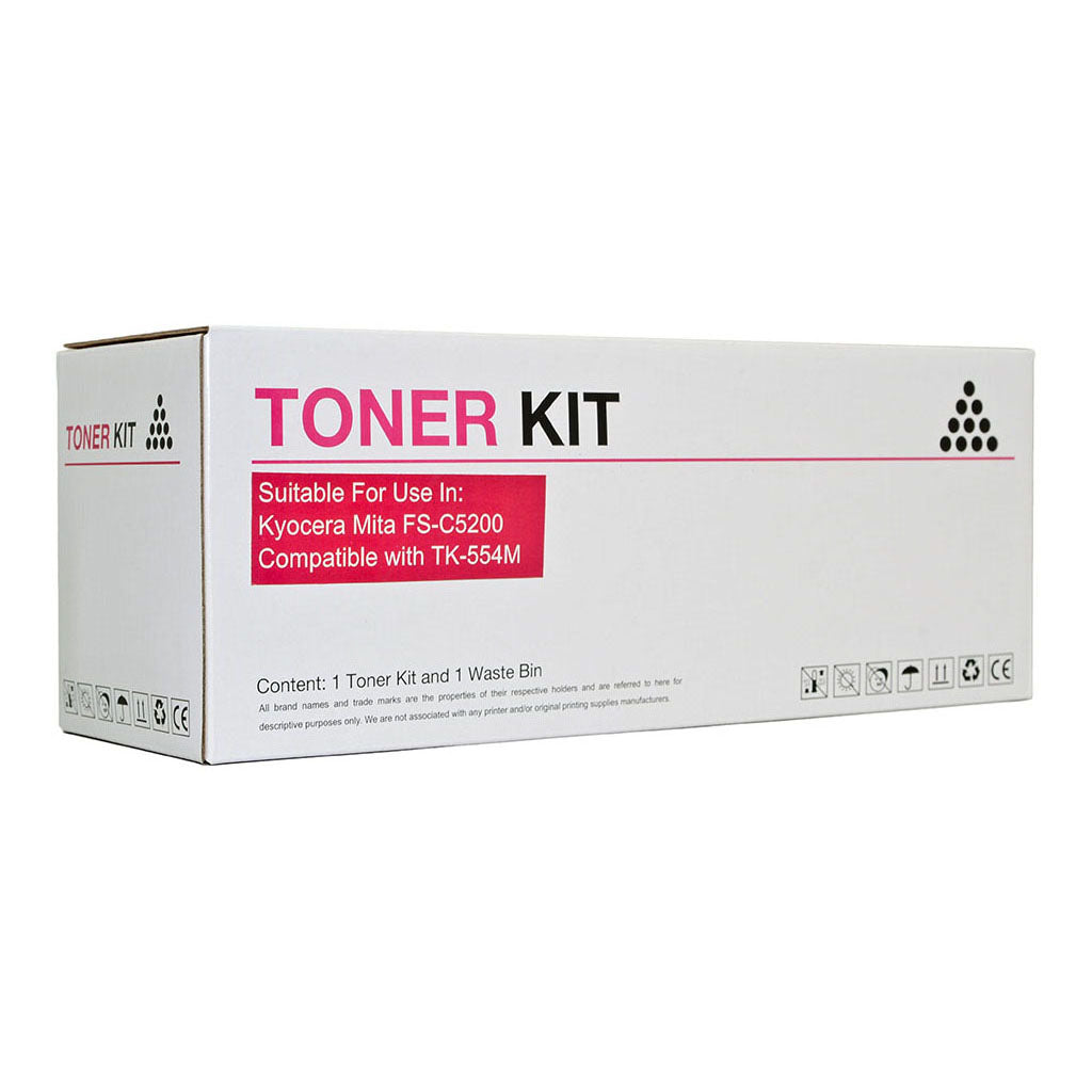 Icon Compatible Kyocera TK554 Magenta Toner Cartridge - Cafe Supply