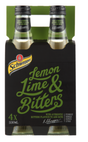 Schweppes Lemon Lime & Bitters 4 x 330ml - Cafe Supply