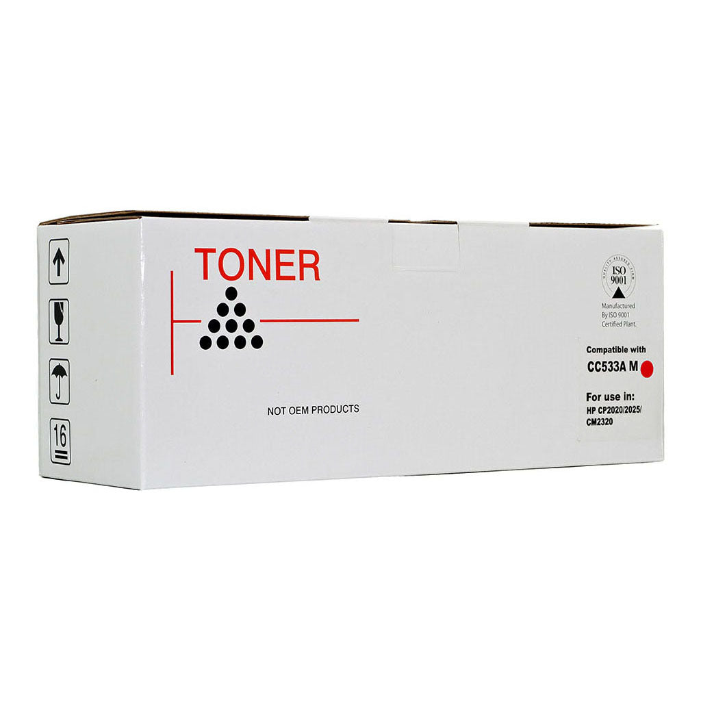 Icon Compatible HP CC533A CE413A Canon CART318 CART418 Magenta Toner Cartridge - Cafe Supply