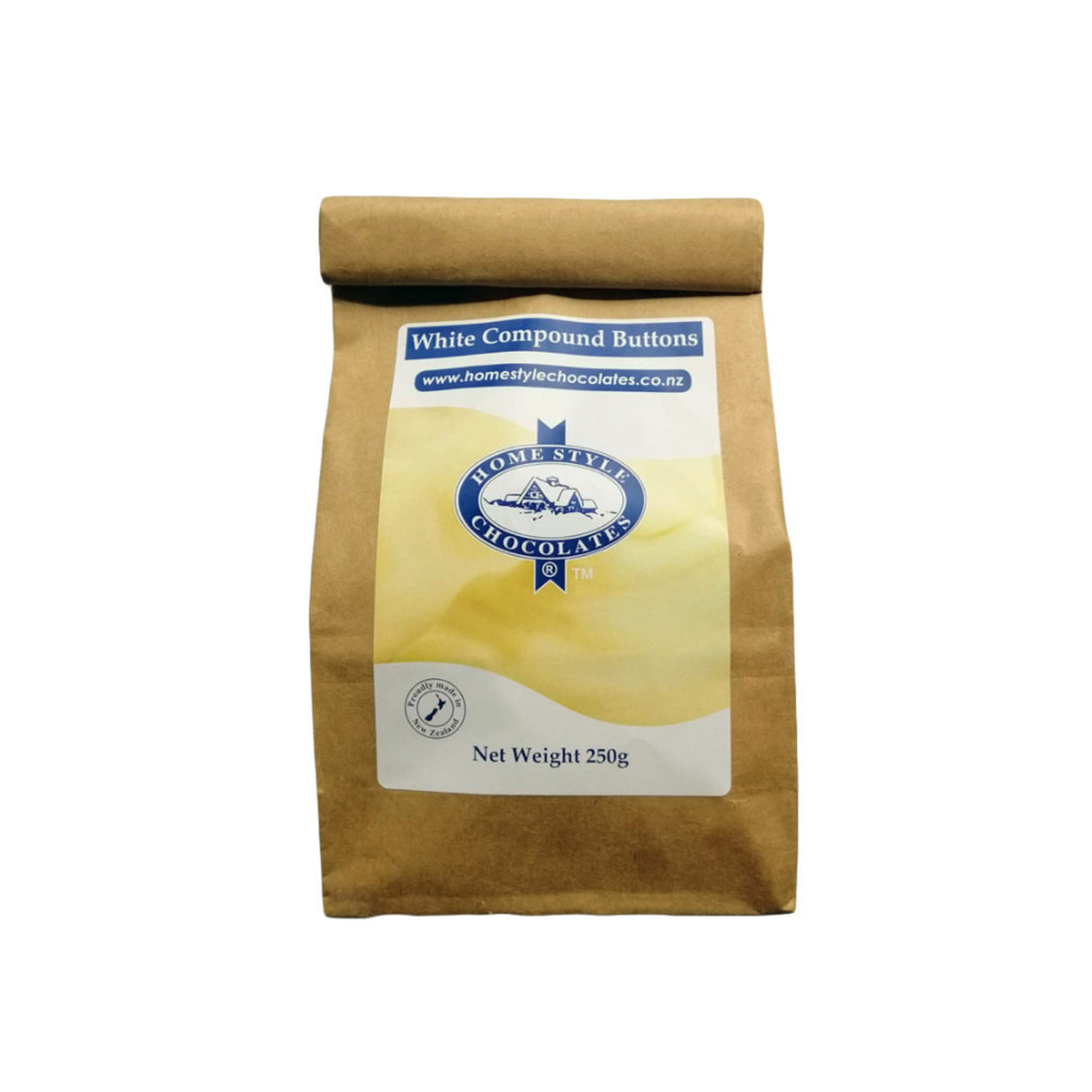 Chocolate Candy Buttons - White (250gm) - Cafe Supply