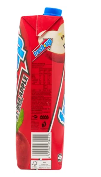 Fresh Up Harvest Red Apple Fruit Juice Drink 1l - Cafe Supply