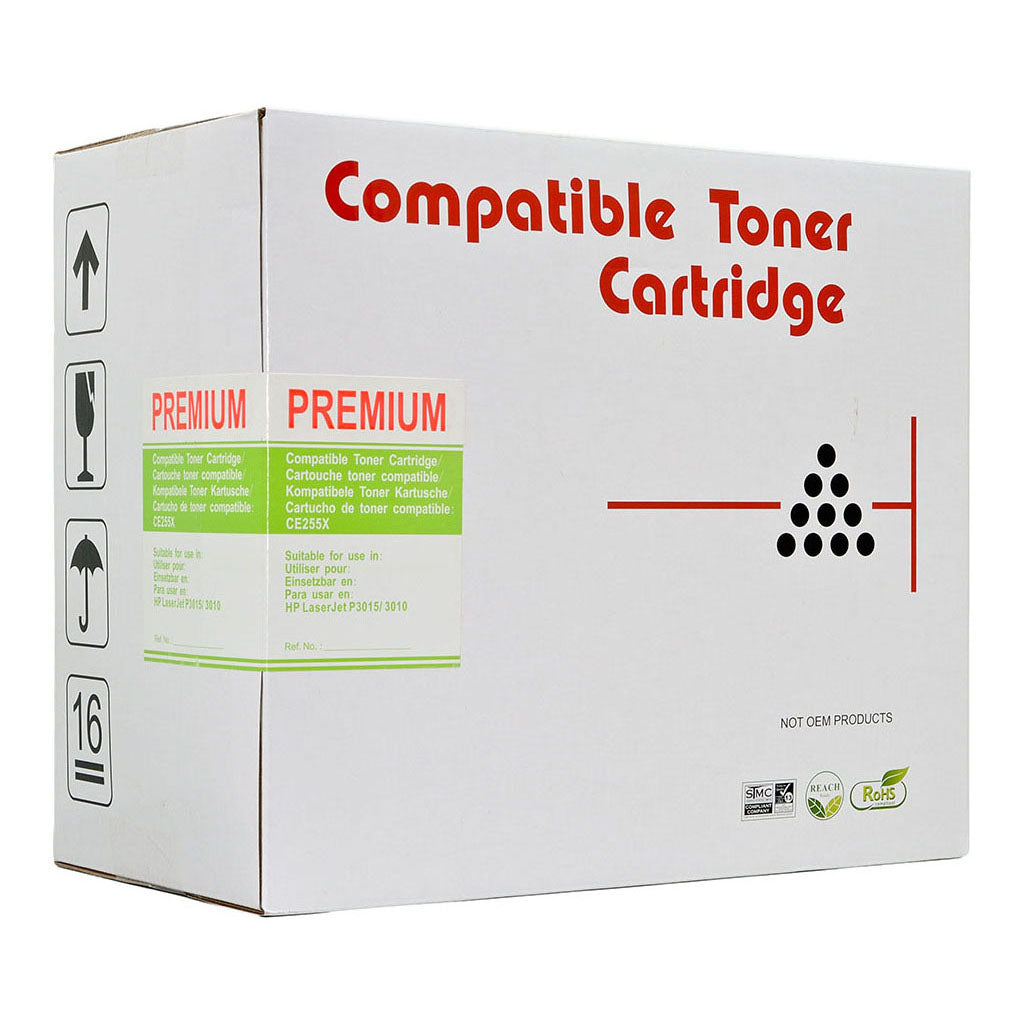 Icon Compatible HP CE255X Canon CART324HY Black Toner Cartridge - Cafe Supply