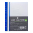 OSC Binder Display Book A4 20 Pocket Blue - Cafe Supply