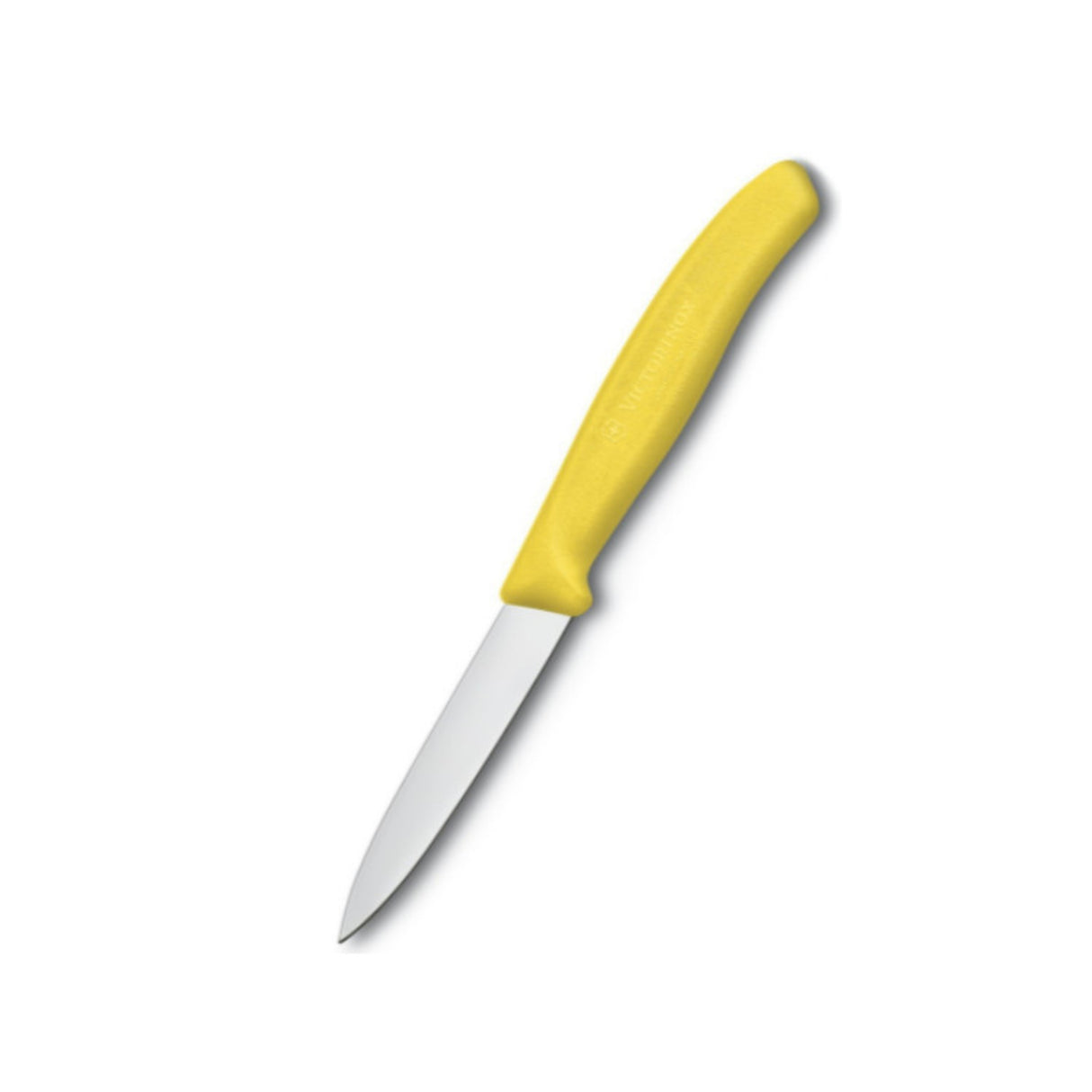 Paring Knife, Yellow Nylon Handle (8cm Blade) - Cafe Supply